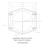 Air Inlet Adapter 112/120mm to 90/103mm